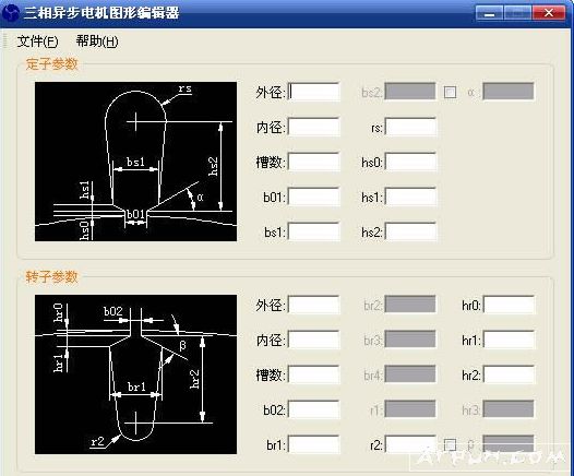 三相异步电机图形编辑器