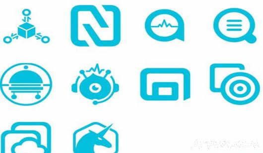 蓝色运用服务桌面图标
