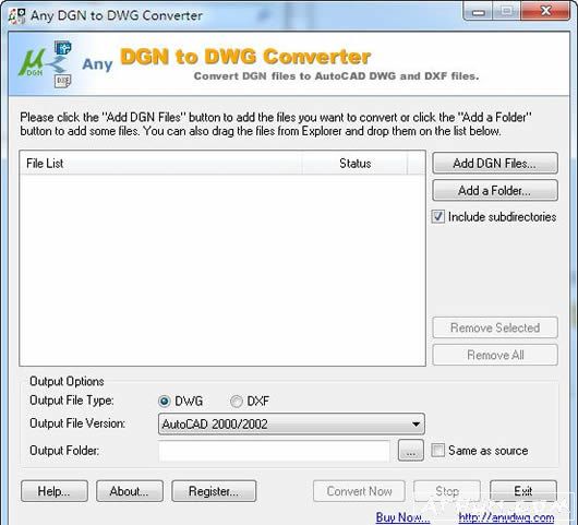 DGN转DWG工具(Any DGN to DWG Converter)