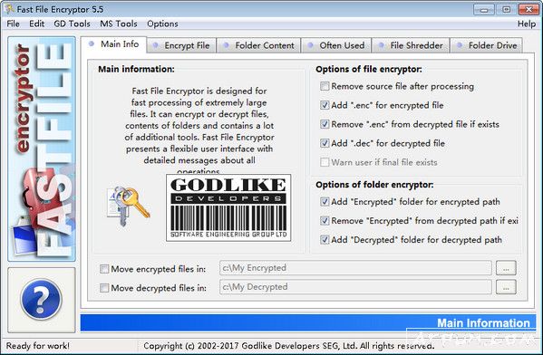 Fast File Encryptor快速文件加密器