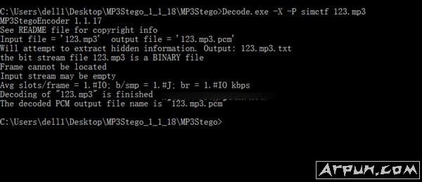 mp3stego[CTFд](mp3д)