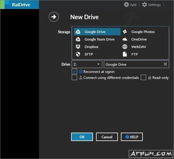 RaiDrive(ӳ䵽ع)