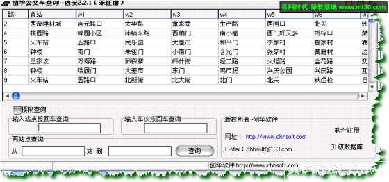 创华西安公交查询软件工具
